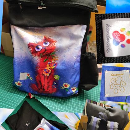 malý rolovací batoh