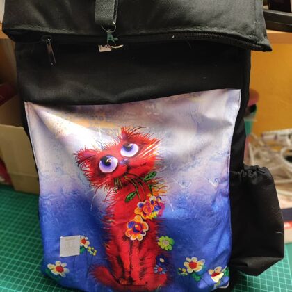 malý rolovací batoh