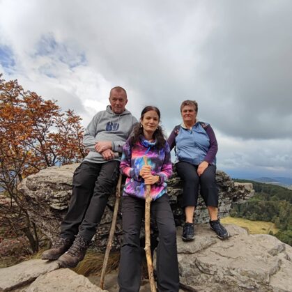 s tetičkou a strýčkem